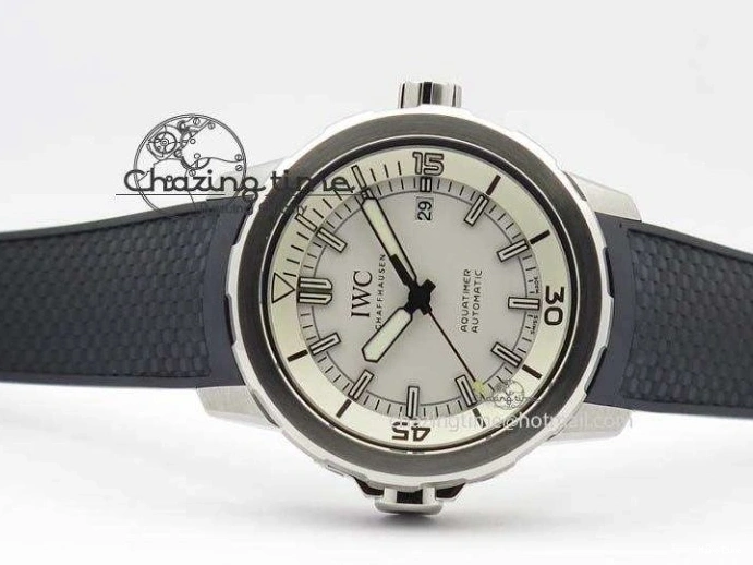 MIROTIME 0214 TechFriendly Aquatimer Automatic SS IW329003 V6F 1:1 Best Edition On Black Rubber Strap MIYOTA 7271